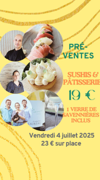 Soirée estivale * pré-vente sushis...